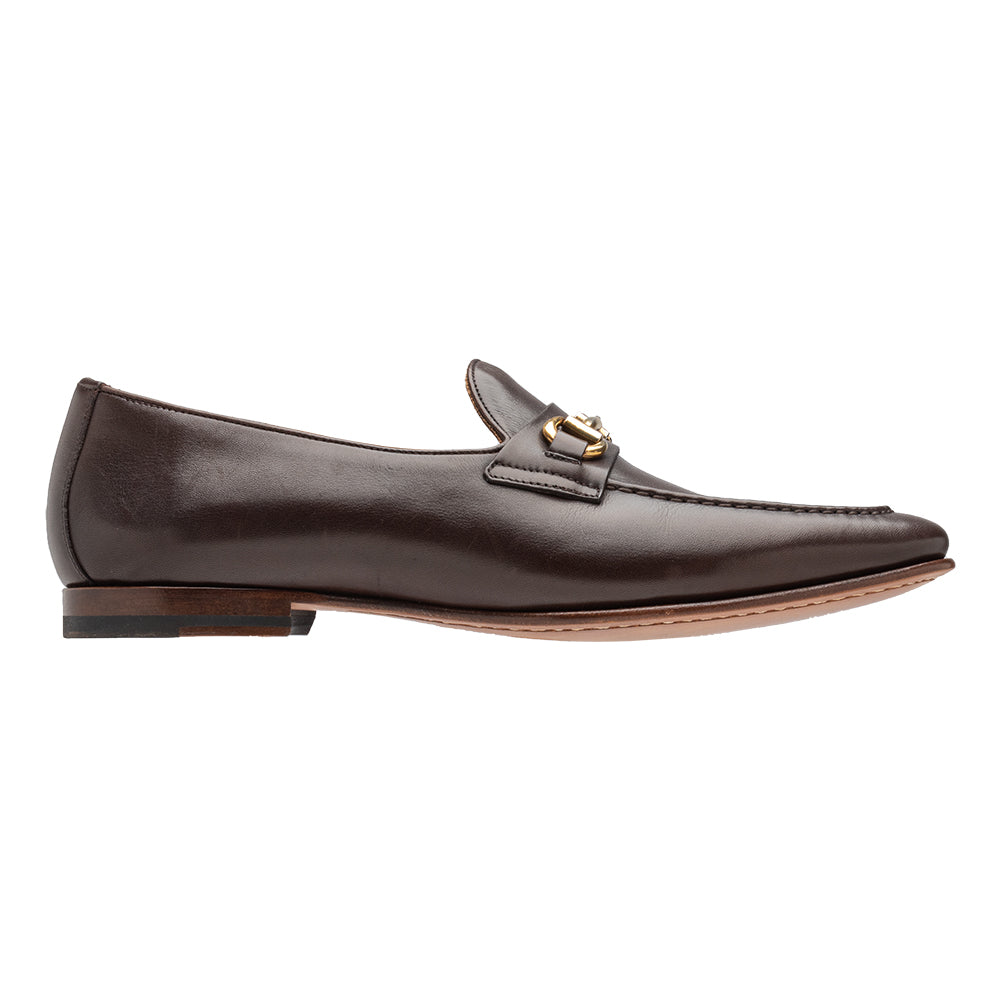 – Made Alessandro Dark Brown Shoes in Italy- 2200- Alessandro